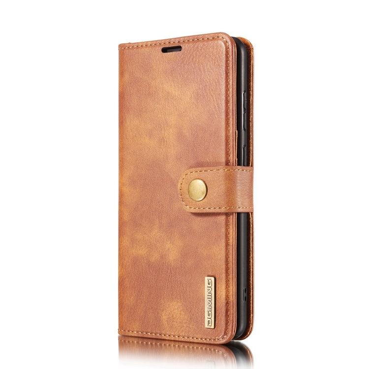 For Samsung Galaxy Note20 Ultra DG.MING Crazy Horse Texture Flip Detachable Magnetic Leather Case with Holder & Card Slots & Wallet(Brown) - Galaxy Note20 Ultra Cases by DG.MING | Online Shopping UK | buy2fix