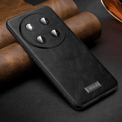 For Honor X60 Pro SULADA Shockproof TPU + Handmade Leather Phone Case(Black) - Honor Cases by SULADA | Online Shopping UK | buy2fix