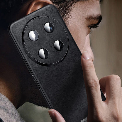 For Honor X60 SULADA Shockproof TPU + Handmade Leather Phone Case(Black) - Honor Cases by SULADA | Online Shopping UK | buy2fix