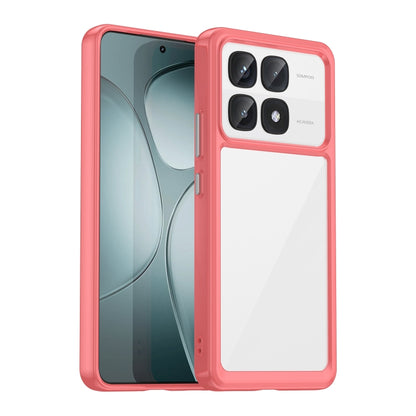 For Redmi K70 Ultra Colorful Series Acrylic Hybrid TPU Phone Case(Red) - Xiaomi Cases by buy2fix | Online Shopping UK | buy2fix