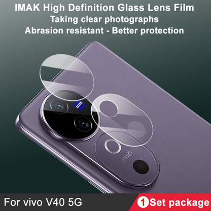 For vivo V40 / S19 Pro IMAK Rear Camera Glass Lens Film, 1 Set Package - For Vivo by imak | Online Shopping UK | buy2fix