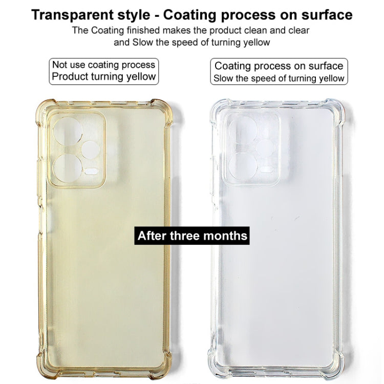 For OnePlus Nord 4 imak Shockproof Airbag TPU Phone Case(Transparent Black) - OnePlus Cases by imak | Online Shopping UK | buy2fix