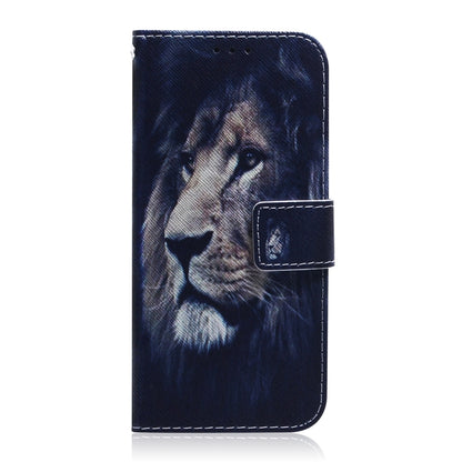 For Xiaomi Redmi K70 Pro / K70 Coloured Drawing Flip Leather Phone Case(Lion) - K70 Cases by buy2fix | Online Shopping UK | buy2fix