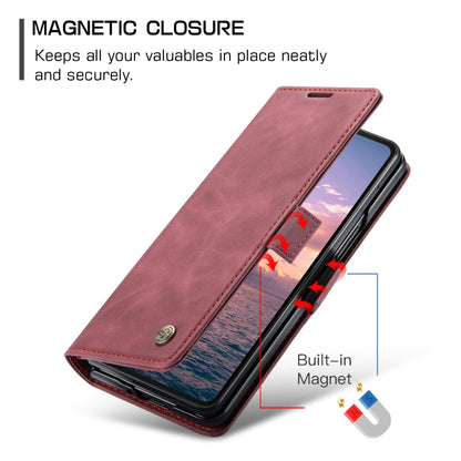 For Samsung Galaxy Z Fold6 5G CaseMe 013 Multifunctional Horizontal Flip Leather Phone Case(Wine Red) - Galaxy Z Fold6 5G Cases by CaseMe | Online Shopping UK | buy2fix