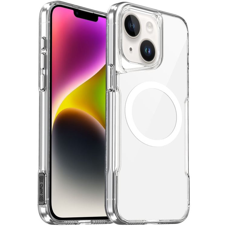 For iPhone 14 Plus / 15 Plus MagSafe Acrylic + TPU Transparent Full Coverage Phone Case - iPhone 15 Plus Cases by buy2fix | Online Shopping UK | buy2fix