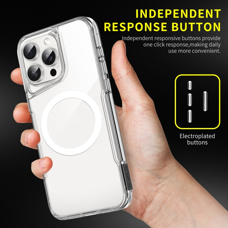 For iPhone 16 Pro Max MagSafe Acrylic + TPU Transparent Full Coverage Phone Case - iPhone 16 Pro Max Cases by buy2fix | Online Shopping UK | buy2fix