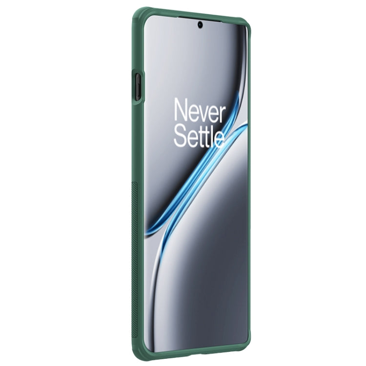 For OnePlus Ace 3 Pro NILLKIN Frosted Shield Pro PC + TPU Phone Case(Green) - OnePlus Cases by NILLKIN | Online Shopping UK | buy2fix