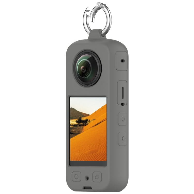 For Insta360 X3 Portable Silicone Protective Case(Dark Grey) - Case & Bags by buy2fix | Online Shopping UK | buy2fix