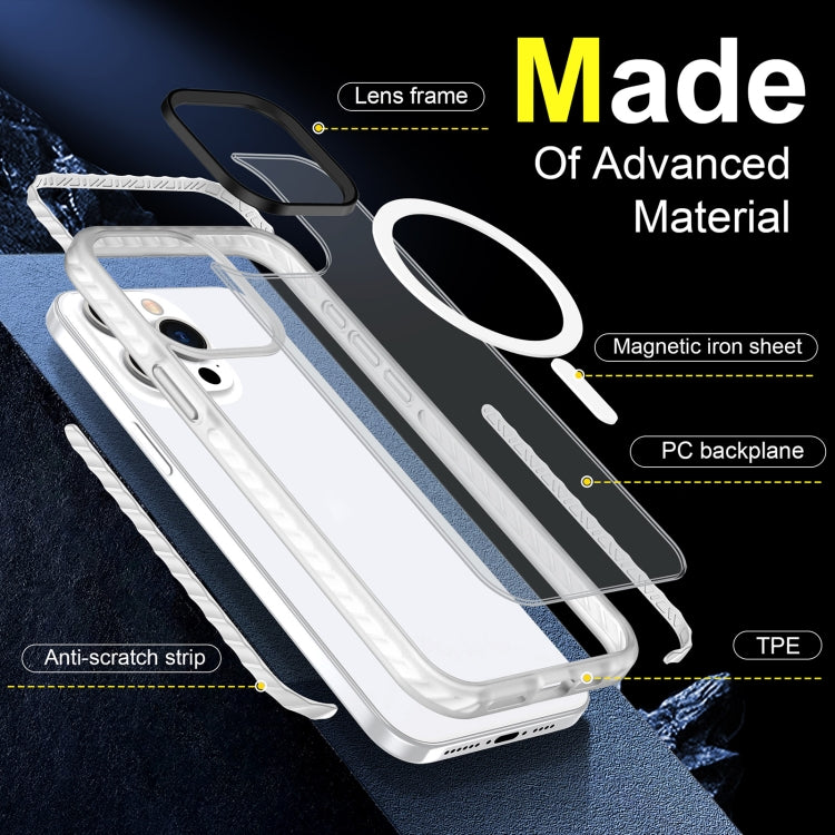 For iPhone 11 Skin Feel Airbag Shockproof MagSafe Phone Case(Transparent) - iPhone 11 Cases by buy2fix | Online Shopping UK | buy2fix