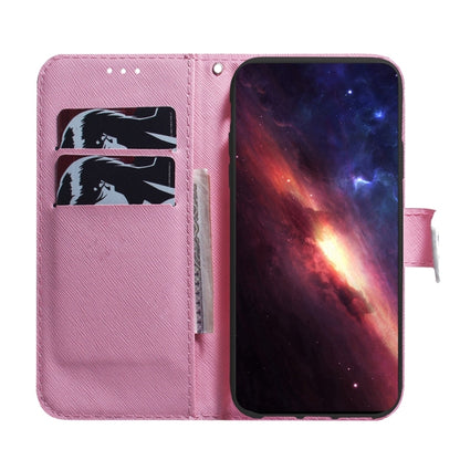 For Samsung Galaxy S25+ 5G Coloured Drawing Flip Leather Phone Case(Magnolia) - Galaxy S25+ 5G Cases by buy2fix | Online Shopping UK | buy2fix