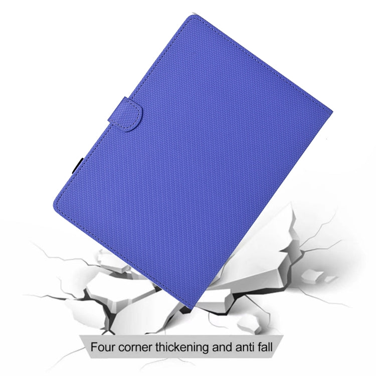 For iPad Pro 11 2024 Solid Color Fiber Texture Smart Tablet Leather Case(Purple) - iPad Pro 11 2024 Cases by buy2fix | Online Shopping UK | buy2fix