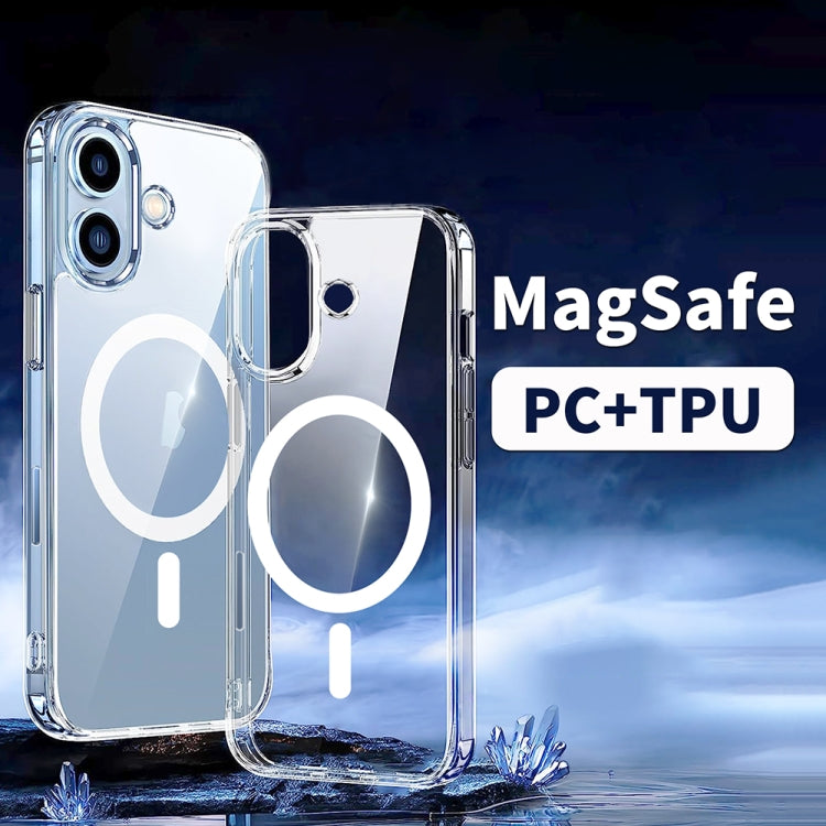 For iPhone 14 Pro Max ViLi MAG-C Series MagSafe Magnetic PC + TPU Phone Case(Transparent) - iPhone 14 Pro Max Cases by ViLi | Online Shopping UK | buy2fix