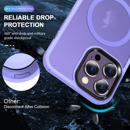 For iPhone 11 MagSafe Magnetic Skin Feel Frosted Phone Case(Light Purple) - iPhone 11 Cases by buy2fix | Online Shopping UK | buy2fix