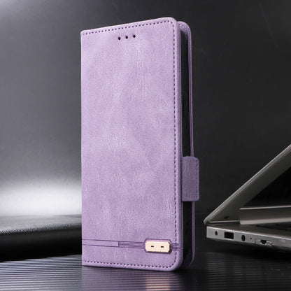 For iPhone 16 Magnetic Clasp Leather Phone Case(Purple) - iPhone 16 Cases by buy2fix | Online Shopping UK | buy2fix