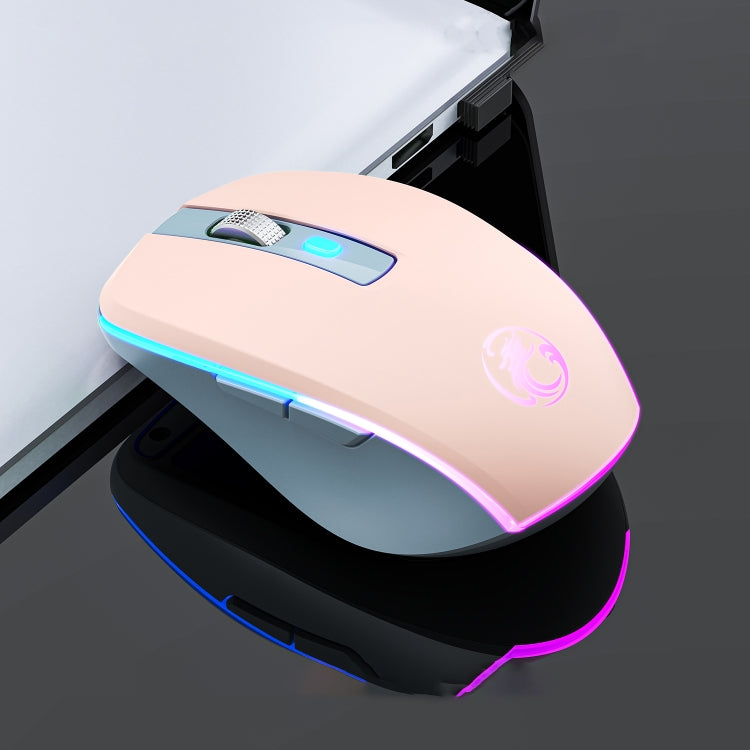 iMICE G903 Bluetooth Dual Mode 6-key Silent Wireless Gaming Mouse(Pink) - Wireless Mice by iMICE | Online Shopping UK | buy2fix