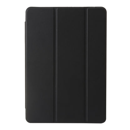 For Huawei Matepad SE 11 2024 Clear Acrylic 3-Fold Leather Tablet Case(Black) - Huawei by buy2fix | Online Shopping UK | buy2fix