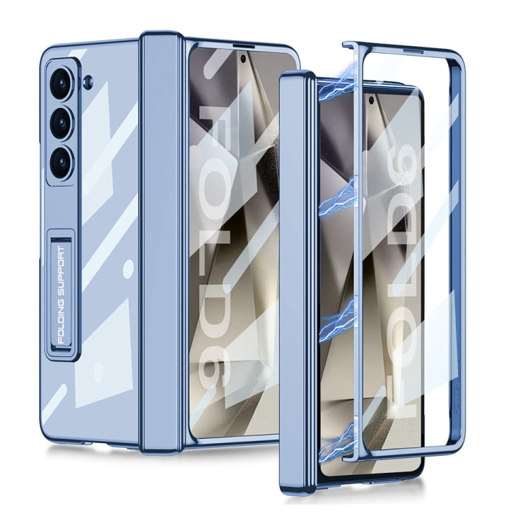 For Samsung Galaxy Z Fold6 GKK Integrated Magnetic Fold Hinge Phantom Phone Case(Blue) - Galaxy Z Fold6 5G Cases by GKK | Online Shopping UK | buy2fix