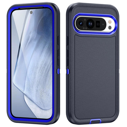 For Google Pixel 9 Pro Life Waterproof Rugged PC + Silicone Phone Case(Dark Blue + Royal Blue) - Google Cases by buy2fix | Online Shopping UK | buy2fix