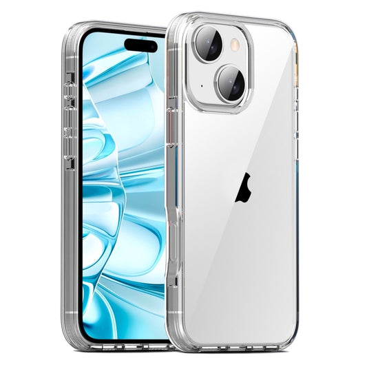 For iPhone 16 TPE Airbag TPU+ PC Full Coverage Phone Case(Transparent) - iPhone 16 Cases by buy2fix | Online Shopping UK | buy2fix