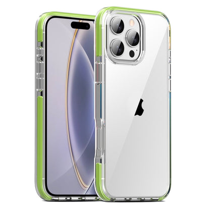 For iPhone 16 Pro TPE Airbag TPU+ PC Full Coverage Phone Case(Green) - iPhone 16 Pro Cases by buy2fix | Online Shopping UK | buy2fix