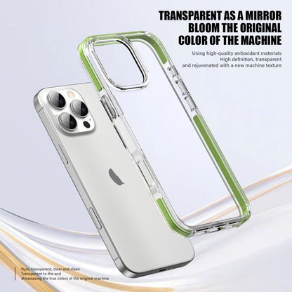 For iPhone 16 TPE Airbag TPU+ PC Full Coverage Phone Case(Orange) - iPhone 16 Cases by buy2fix | Online Shopping UK | buy2fix