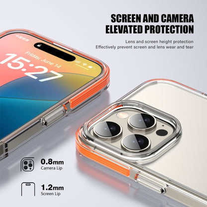 For iPhone 16 Pro Max TPE Airbag TPU+ PC Full Coverage Phone Case(Transparent) - iPhone 16 Pro Max Cases by buy2fix | Online Shopping UK | buy2fix