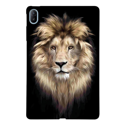 For Huawei MatePad SE 11 2024 Color Painting Pattern Smart Tablet TPU Case(Lion) - Huawei by buy2fix | Online Shopping UK | buy2fix