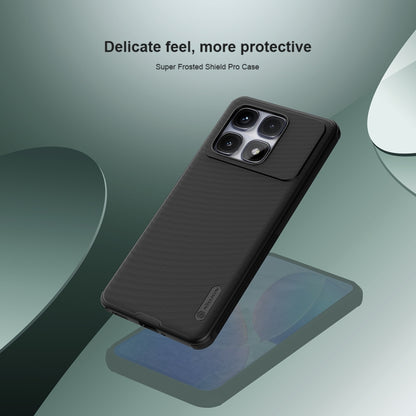 For Redmi K70 Ultra NILLKIN Frosted Shield Pro PC + TPU Phone Case(Black) - Xiaomi Cases by NILLKIN | Online Shopping UK | buy2fix