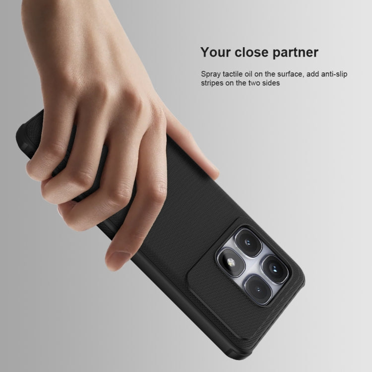 For Redmi K70 Ultra NILLKIN Frosted Shield Pro PC + TPU Phone Case(Black) - Xiaomi Cases by NILLKIN | Online Shopping UK | buy2fix