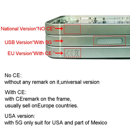 For iPhone 15 Middle Frame Bezel Plate with Side Keys + Card Tray, Version:CE EU Version(Green) - LCD Related Parts by buy2fix | Online Shopping UK | buy2fix