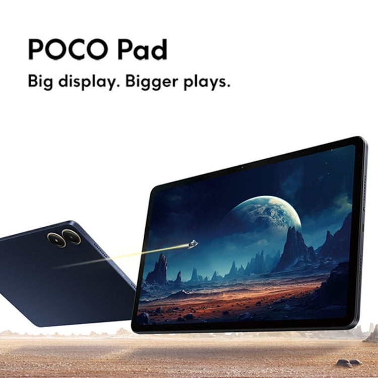 Xiaomi Poco Pad 12.1 inch Tablet PC Global, 8GB+256GB, HyperOS Qualcomm Snapdragon 7s Gen2 Octa Core, 10000mAh Battery(Blue) - Other by Xiaomi | Online Shopping UK | buy2fix