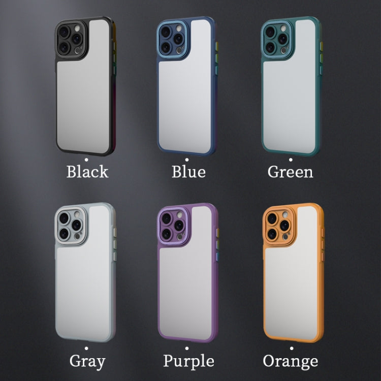 For iPhone 16 Pro Max Bodyguard Micro Matte PC Hybrid TPU Phone Case(Purple) - iPhone 16 Pro Max Cases by buy2fix | Online Shopping UK | buy2fix