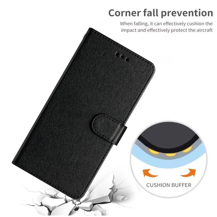 For iPhone 16 Pro Silk Texture Horizontal Flip Leather Phone Case(Black) - iPhone 16 Pro Cases by buy2fix | Online Shopping UK | buy2fix