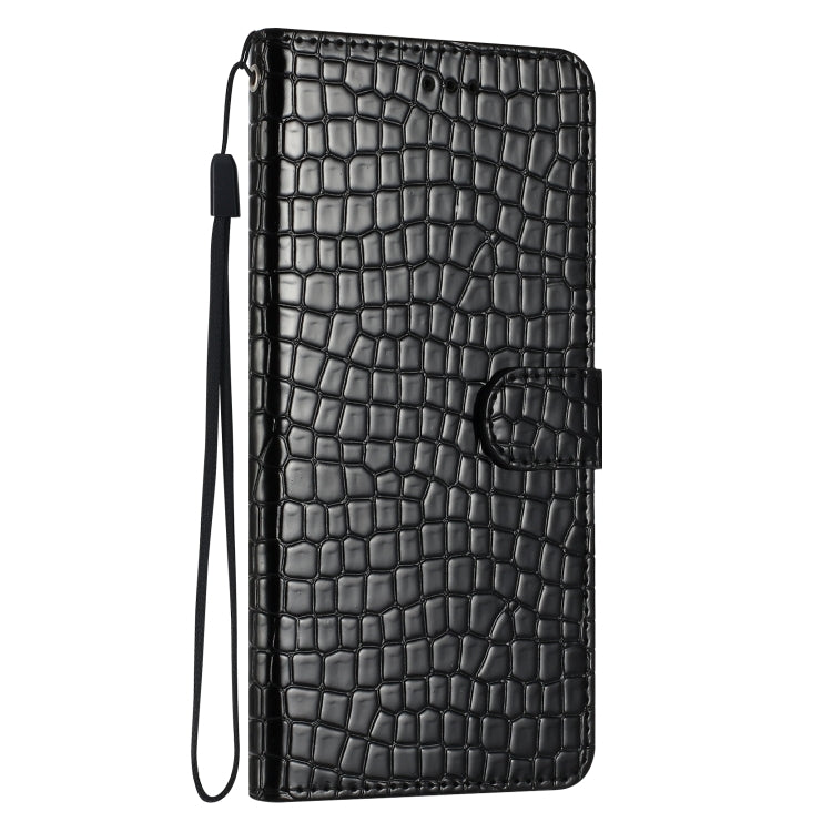 For iPhone 16 Plus Crocodile Texture Horizontal Flip Leather Phone Case(Black) - iPhone 16 Plus Cases by buy2fix | Online Shopping UK | buy2fix