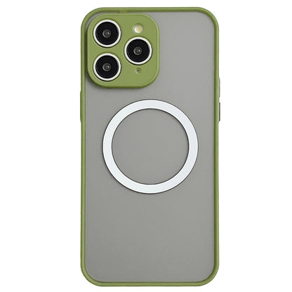 For iPhone 11 Pro Hawkeye Skin Feel MagSafe Phone Case(Army Green) - iPhone 11 Pro Cases by buy2fix | Online Shopping UK | buy2fix