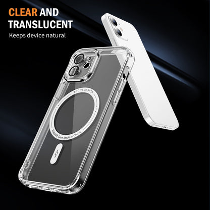 For iPhone 11 Airbag Magsafe PC Hybrid TPU Phone Case(Transparent) - iPhone 11 Cases by buy2fix | Online Shopping UK | buy2fix