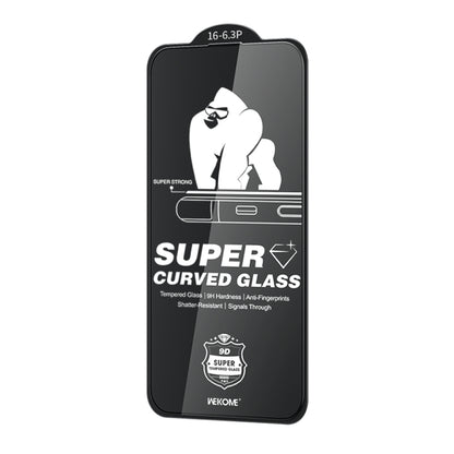 For iPhone 16 Pro WK WTP-091 King Kong 6D Curved HD Tempered Glass Film - iPhone 16 Pro Tempered Glass by WK | Online Shopping UK | buy2fix