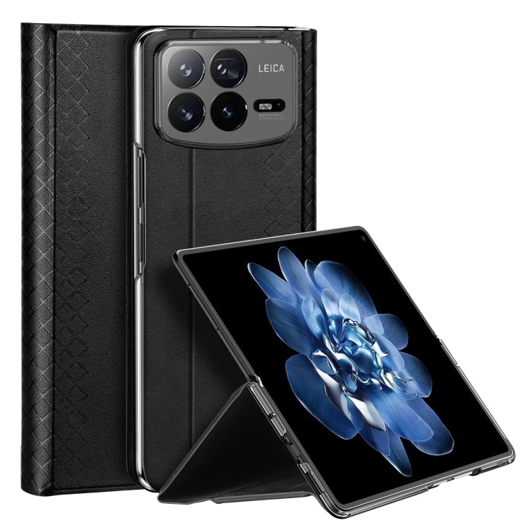 For Xiaomi Mix Fold 4 DUX DUCIS Bril Series PU + TPU Phone Case(Black) - Mix Fold 4 Cases by DUX DUCIS | Online Shopping UK | buy2fix