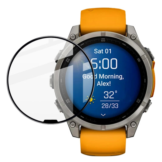 For Garmin fenix 8 AMOLED 47mm imak Plexiglass HD Watch Protective Film - Screen Protector by imak | Online Shopping UK | buy2fix