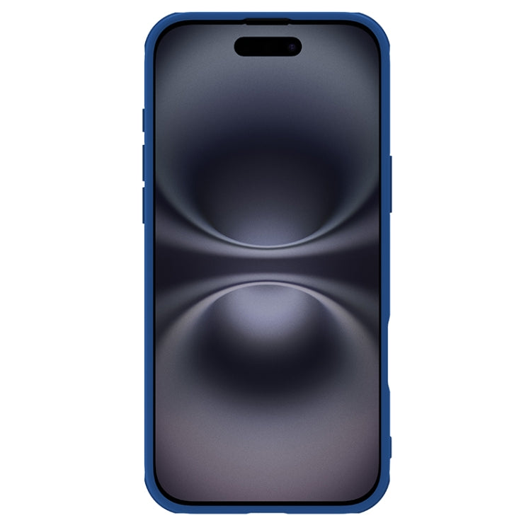 For iPhone 16 NILLKIN CamShield Pro Magnetic PC Phone Case(Blue) - iPhone 16 Cases by NILLKIN | Online Shopping UK | buy2fix