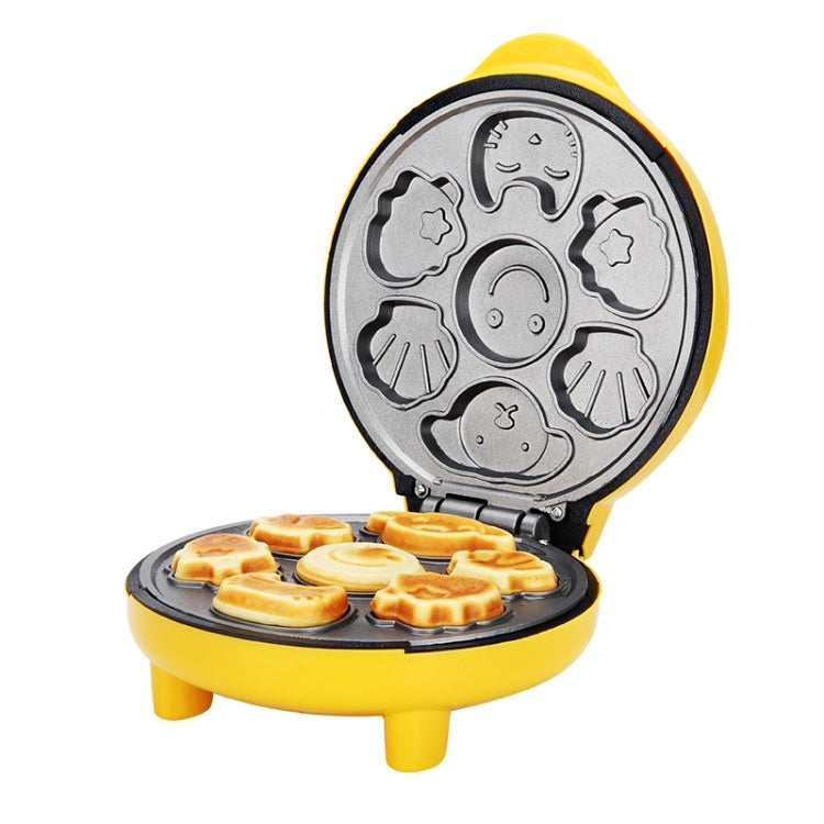 Household Cake Machine Double-sided Heating Baking Machine, Plug Type:US Plug(Yellow) - Bulit-in Ovens & Accessories by buy2fix | Online Shopping UK | buy2fix