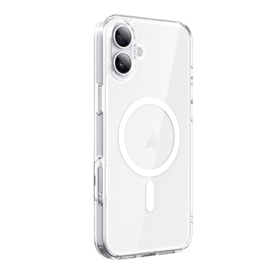 For iPhone 16 TGVIS LEN Series MagSafe Magnetic Phone Case(Transparent) - iPhone 16 Cases by TGVIS | Online Shopping UK | buy2fix