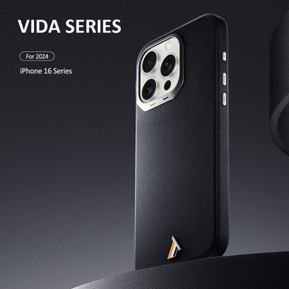 For iPhone 16 Pro TGVIS VIDA Series MagSafe Magnetic PU Leather Phone Case(White) - iPhone 16 Pro Cases by TGVIS | Online Shopping UK | buy2fix