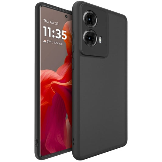 For Motorola Moto G85 / S50 Neo imak UX-9B Series Four Corners Tiny Airbag Shockproof Phone Case(Black) - Motorola Cases by imak | Online Shopping UK | buy2fix