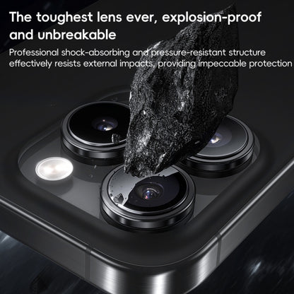 For iPhone 16 Pro Max Benks King Kong Series Corning Single Metal Lens Protective Film(Silver) - iPhone 16 Pro Max Tempered Glass by Benks | Online Shopping UK | buy2fix