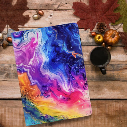 For Samsung Galaxy Tab A9 Painted Pattern Leather Tablet Case(Marble) - Galaxy Tab A9 by buy2fix | Online Shopping UK | buy2fix