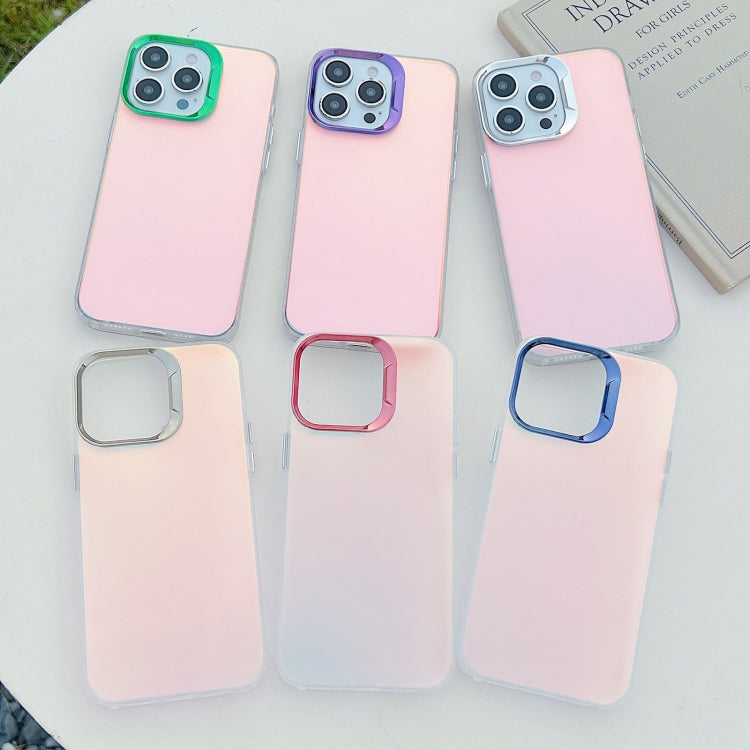 For iPhone 16 Plus Color Plating Discoloration PC Phone Case(Blue) - iPhone 16 Plus Cases by buy2fix | Online Shopping UK | buy2fix