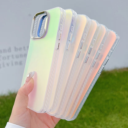 For iPhone 16 Pro Color Plating Discoloration PC Phone Case(Silver) - iPhone 16 Pro Cases by buy2fix | Online Shopping UK | buy2fix