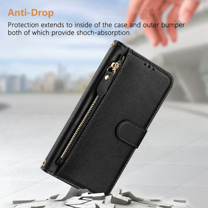 For Ulefone Note 17 Pro Multi-Card Slots Zipper Wallet Leather Phone Case(Black) - Ulefone Cases by buy2fix | Online Shopping UK | buy2fix