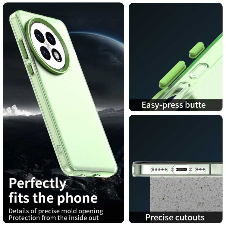 For OnePlus 13 Candy PC Hybrid TPU Shockproof Phone Case(Green) - OnePlus Cases by buy2fix | Online Shopping UK | buy2fix